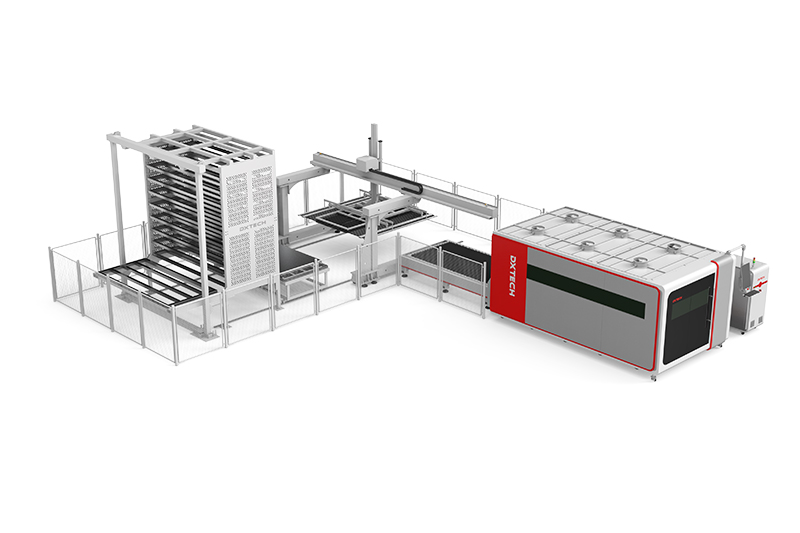 Automatic Loading and Unloading Laser Cutting Machine with Warehousing System