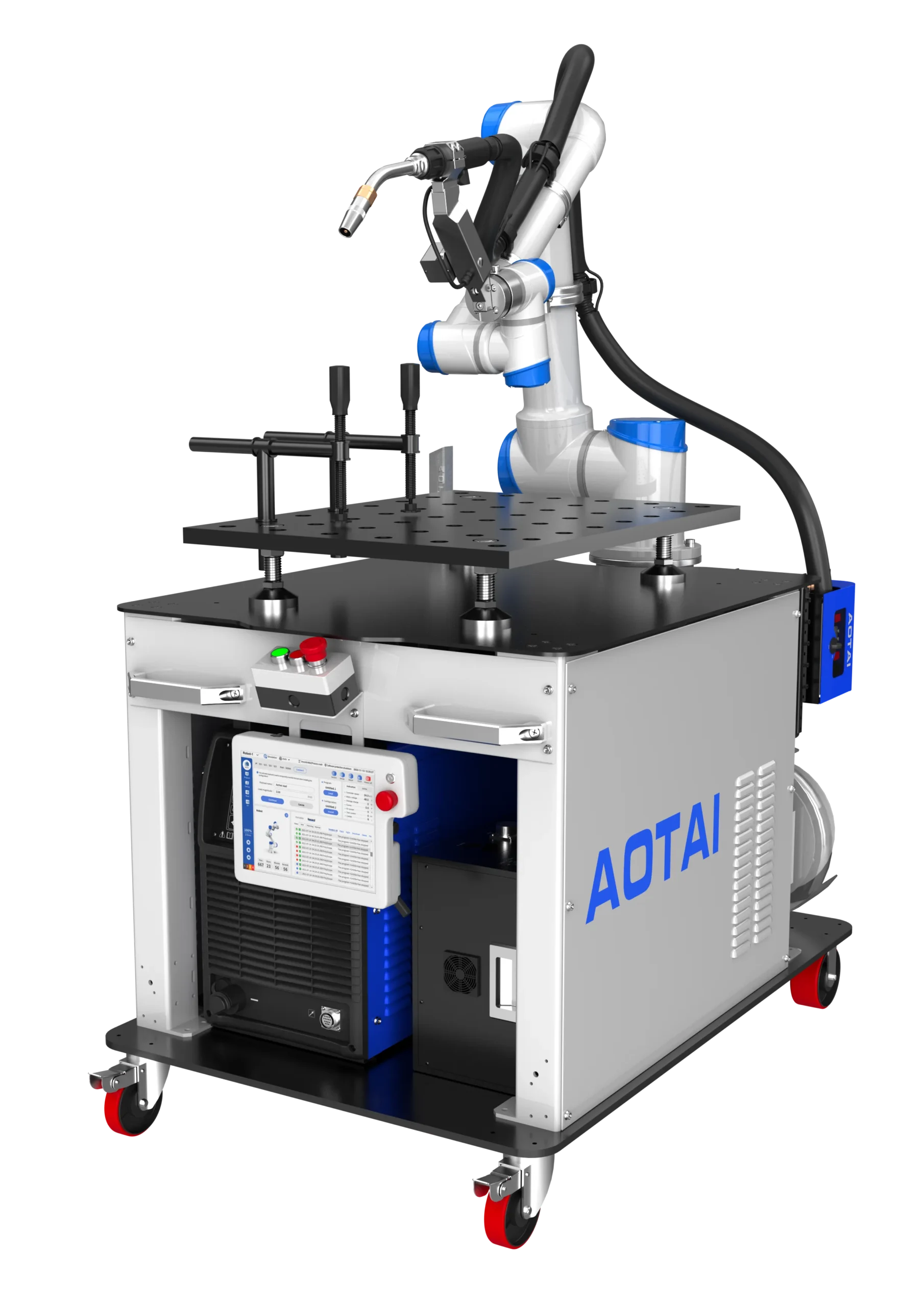 Platform-type cobot welding system