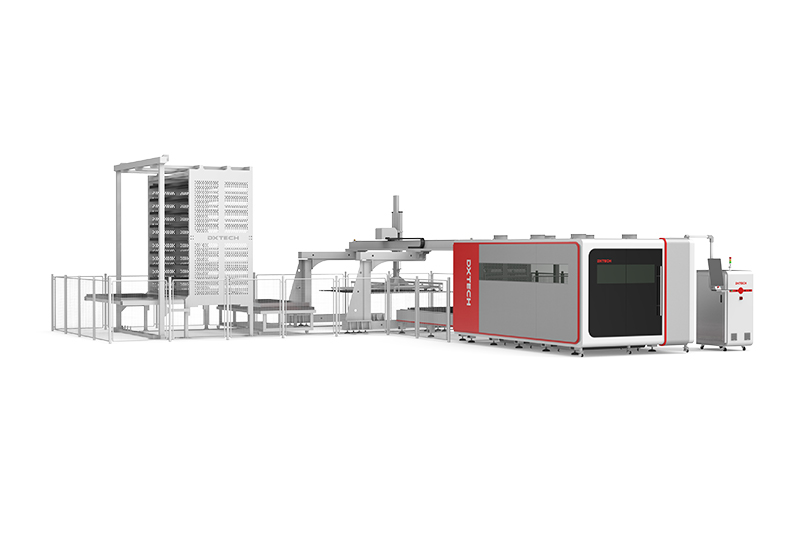 Automatic Loading and Unloading Laser Cutting Machine with Warehousing System
