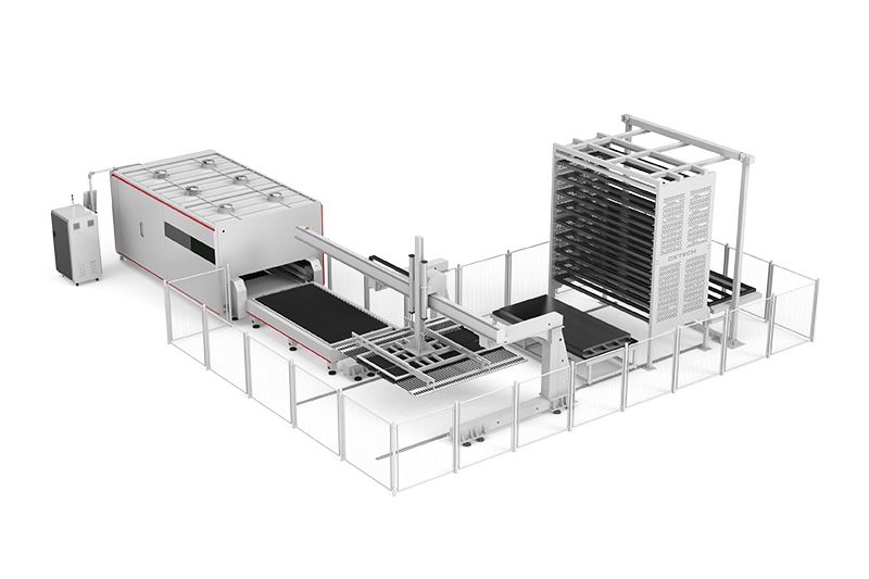 Automatic Loading and Unloading Laser Cutting Machine with Warehousing System