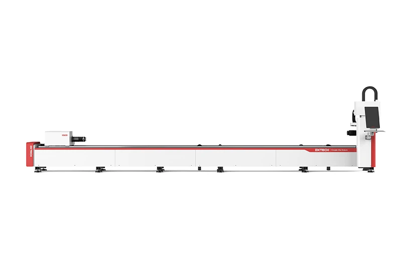 TE Series | High-Speed Precision Round Tube Fiber Laser Cutting Machine with Auto Chuck for Small & Thin Tubes
